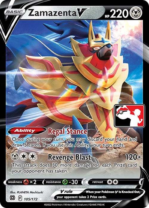 Image for Zamazenta V (105/172) - Pokemon