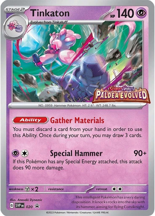 Image for Tinkaton - 020 (Prerelease) (020) (SVP) - Pokemon