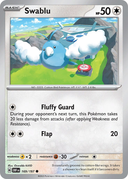 Image for Swablu (169/197) (OBF) - Pokemon