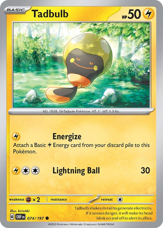Image for Tadbulb 074/197 (074/197) (OBF) - Pokemon