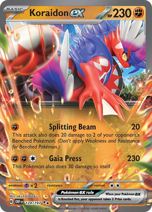Image for Koraidon ex (124/197) (OBF) - Pokemon