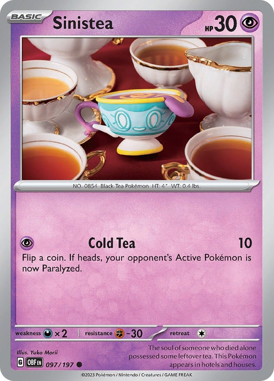 Image for Sinistea (097/197) (OBF) - Pokemon