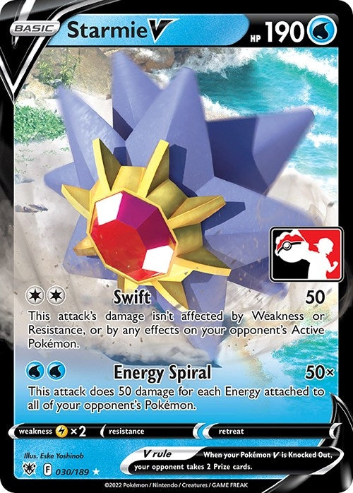 Image for Starmie V (030/189) - Pokemon