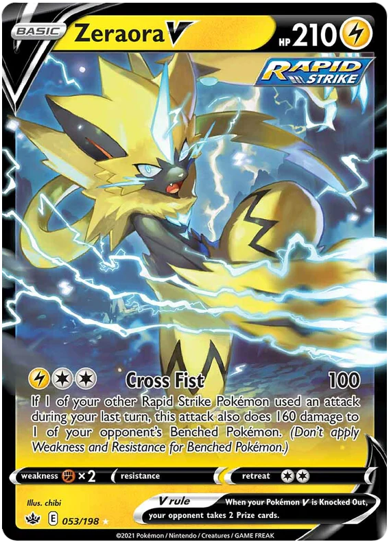 Zeraora V - SWSH06: Chilling Reign (SWSH06)