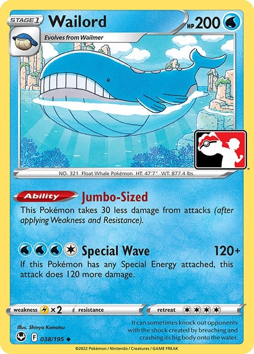 Image for Wailord (038/195) - Pokemon