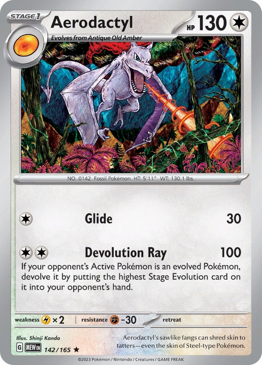 Image for Aerodactyl (142/165) (MEW) - Pokemon
