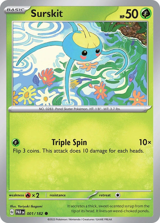 Image for Surskit (001/182) (PAR) - Pokemon