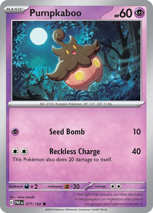 Image for Pumpkaboo (077/182) (PAR) - Pokemon