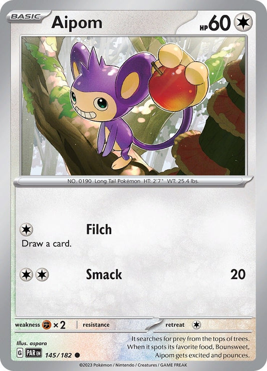 Image for Aipom (145/182) (PAR) - Pokemon