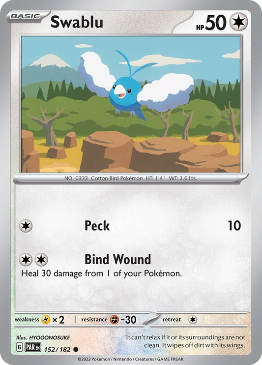Image for Swablu (152/182) (PAR) - Pokemon