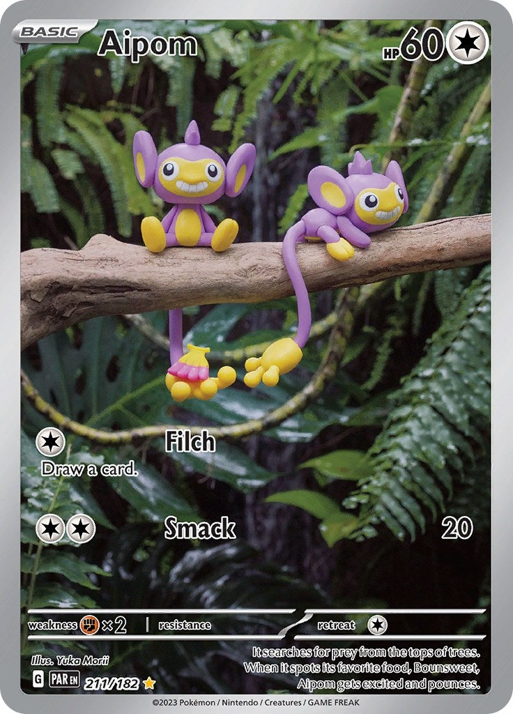 Image for Aipom (211/182) (PAR) - Pokemon