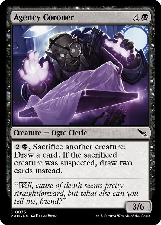 Image for Agency Coroner (75) (MKM) - Magic: The Gathering