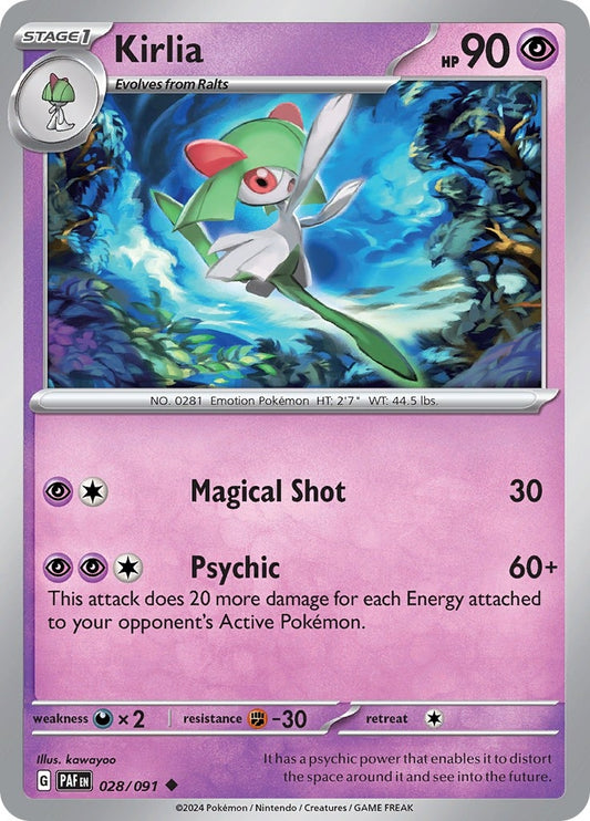 Image for Kirlia (028/091) (PAF) - Pokemon
