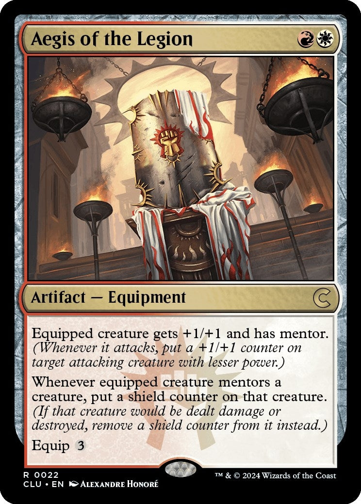 Image for Aegis of the Legion (22) (CLU) - Magic: The Gathering