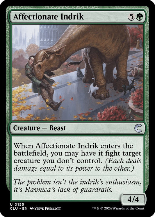Image for Affectionate Indrik (155) (CLU) - Magic: The Gathering