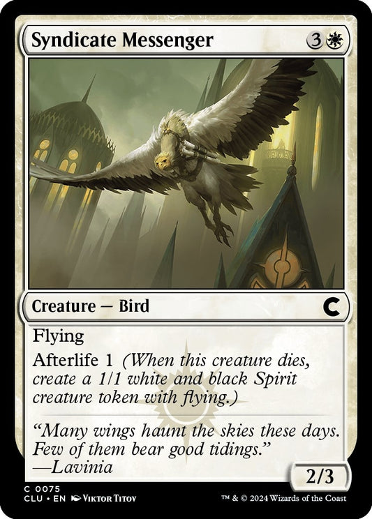 Image for Syndicate Messenger (75) (CLU) - Magic: The Gathering