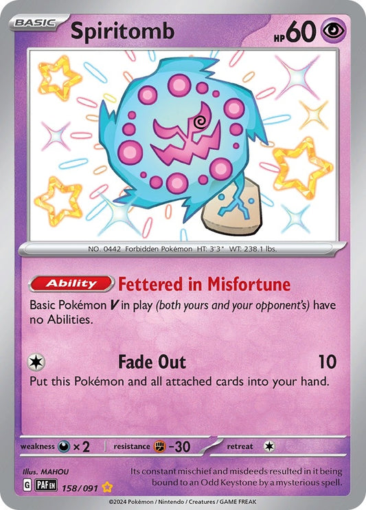 Image for Spiritomb (158/091) (PAF) - Pokemon