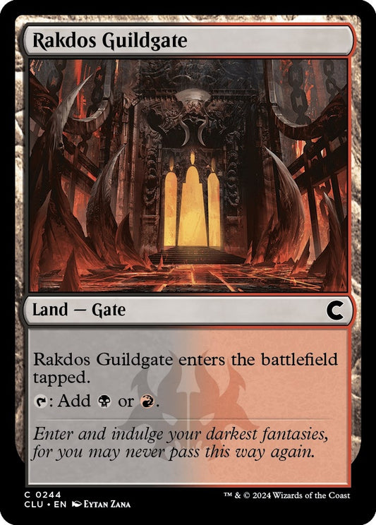 Image for Rakdos Guildgate (244) (CLU) - Magic: The Gathering