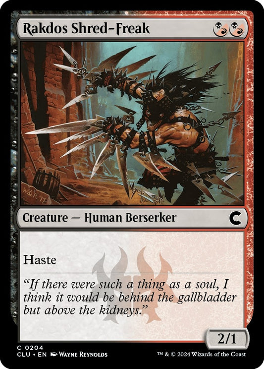 Image for Rakdos Shred-Freak (204) (CLU) - Magic: The Gathering
