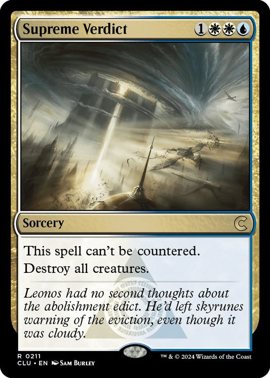 Image for Supreme Verdict (211) (CLU) - Magic: The Gathering