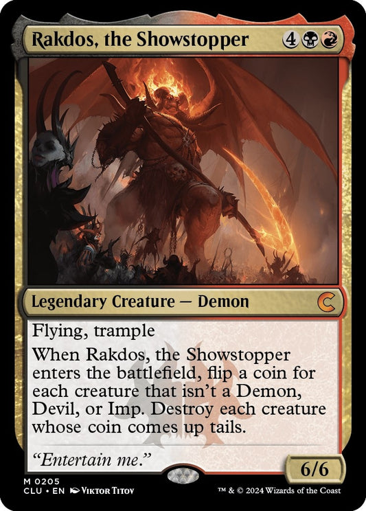 Image for Rakdos, the Showstopper (205) (CLU) - Magic: The Gathering