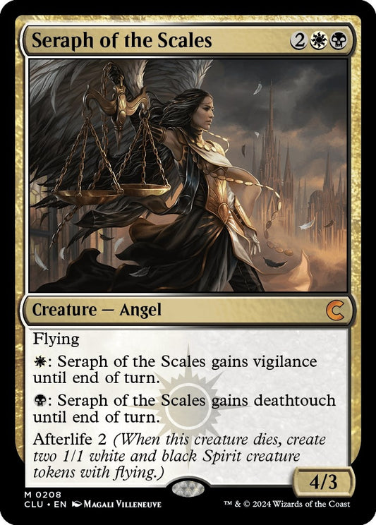 Image for Seraph of the Scales (208) (CLU) - Magic: The Gathering