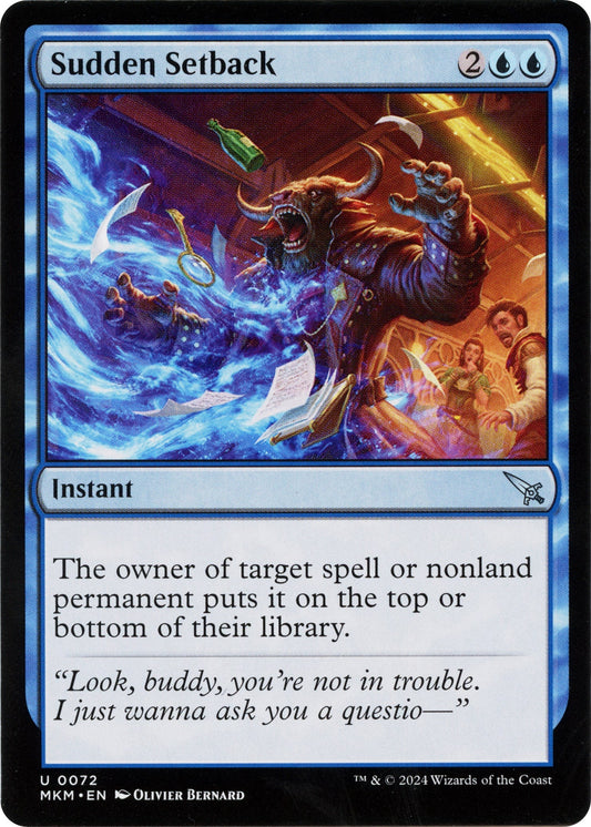 Image for Sudden Setback (a) (72) (MKM) - Magic: The Gathering