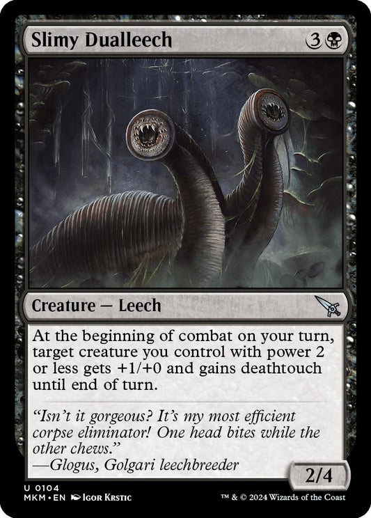 Image for Slimy Dualleech (104) (MKM) - Magic: The Gathering