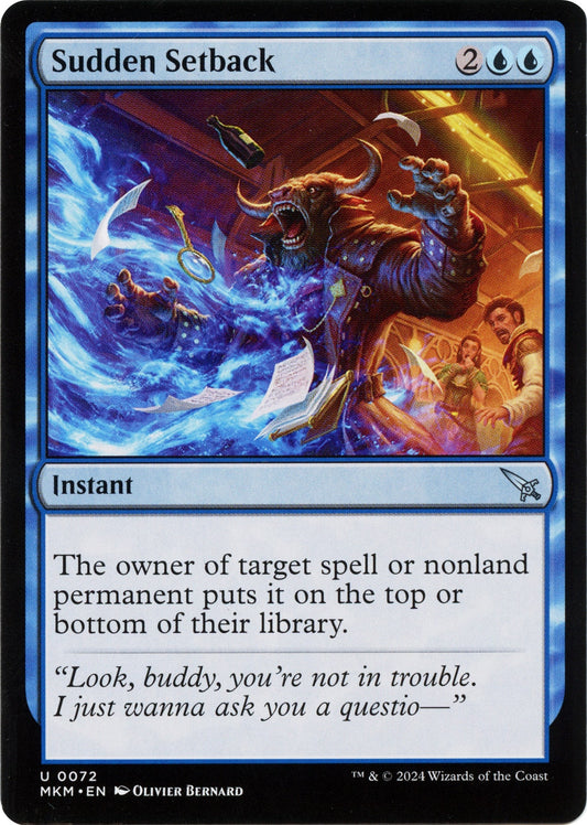 Image for Sudden Setback (b) (72) (MKM) - Magic: The Gathering