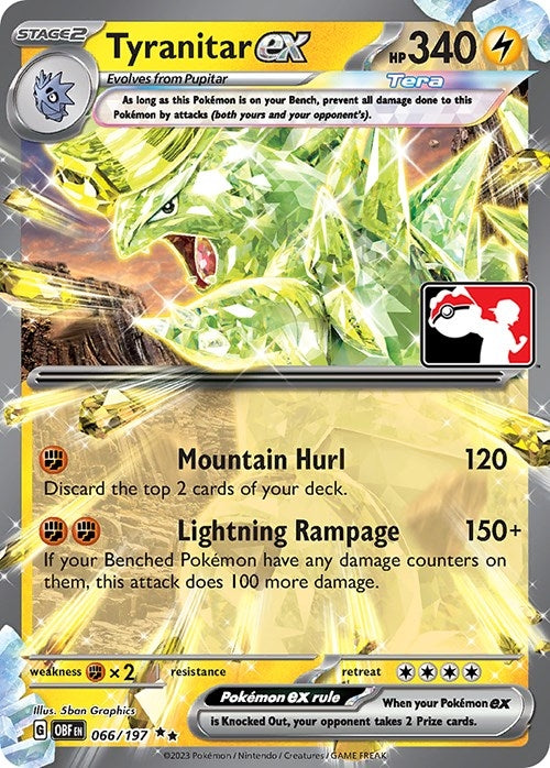 Image for Tyranitar ex (066/197) - Pokemon