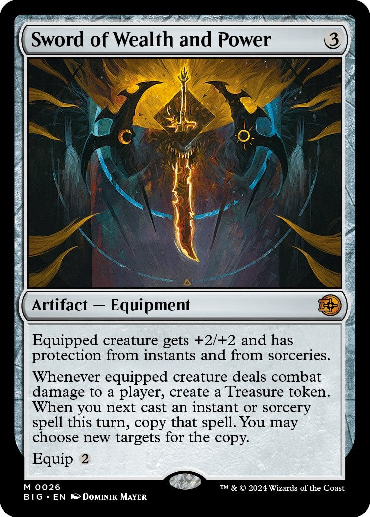 Image for Sword of Wealth and Power (26) (BIG) - Magic: The Gathering