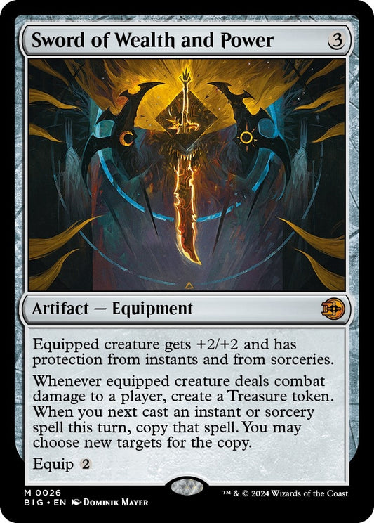 Image for Sword of Wealth and Power (26) (BIG) - Magic: The Gathering