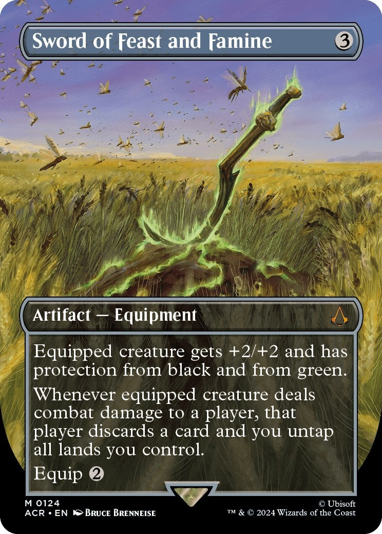 Image for Sword of Feast and Famine (Borderless) (124) (ACR) - Magic: The Gathering