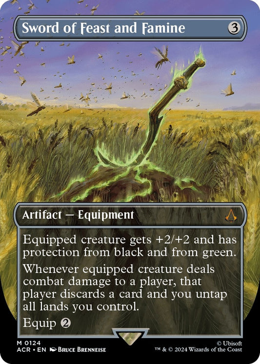 Image for Sword of Feast and Famine (Borderless) (124) (ACR) - Magic: The Gathering