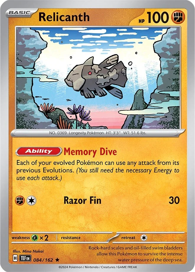 Relicanth - 084/162 - SV05: Temporal Forces (TEF)