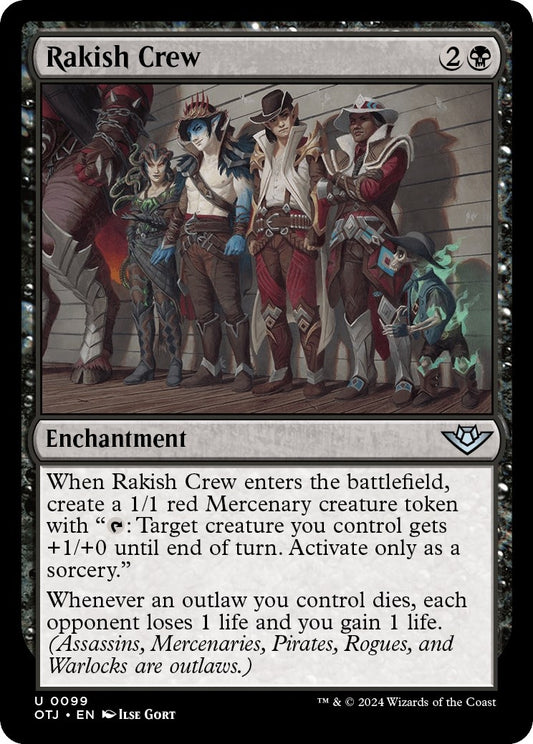 Image for Rakish Crew (99) (OTJ) - Magic: The Gathering