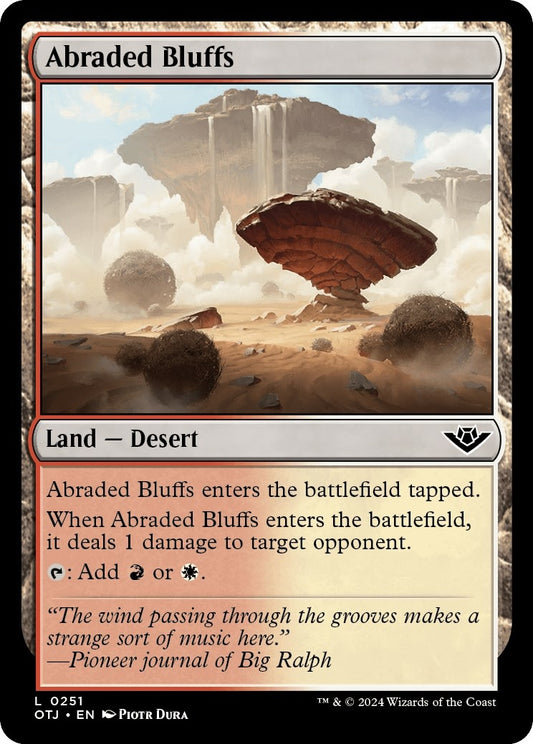 Image for Abraded Bluffs (251) (OTJ) - Magic: The Gathering