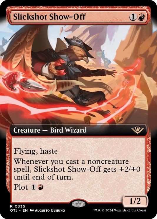 Image for Slickshot Show-Off (Extended Art) (335) (OTJ) - Magic: The Gathering