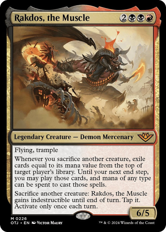 Image for Rakdos, the Muscle (226) (OTJ) - Magic: The Gathering