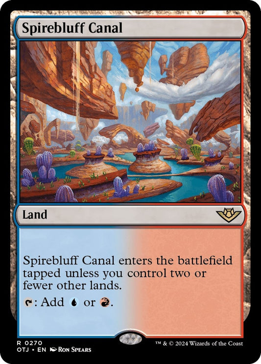Image for Spirebluff Canal (270) (OTJ) - Magic: The Gathering