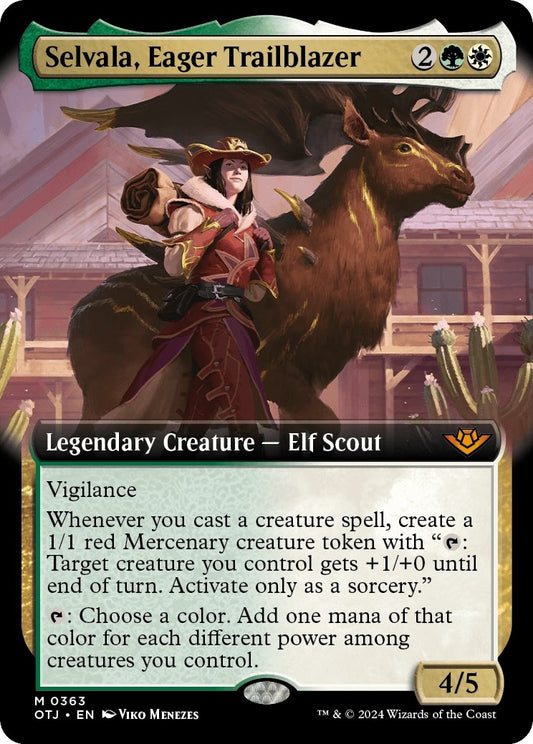 Image for Selvala, Eager Trailblazer (Extended Art) (363) (OTJ) - Magic: The Gathering