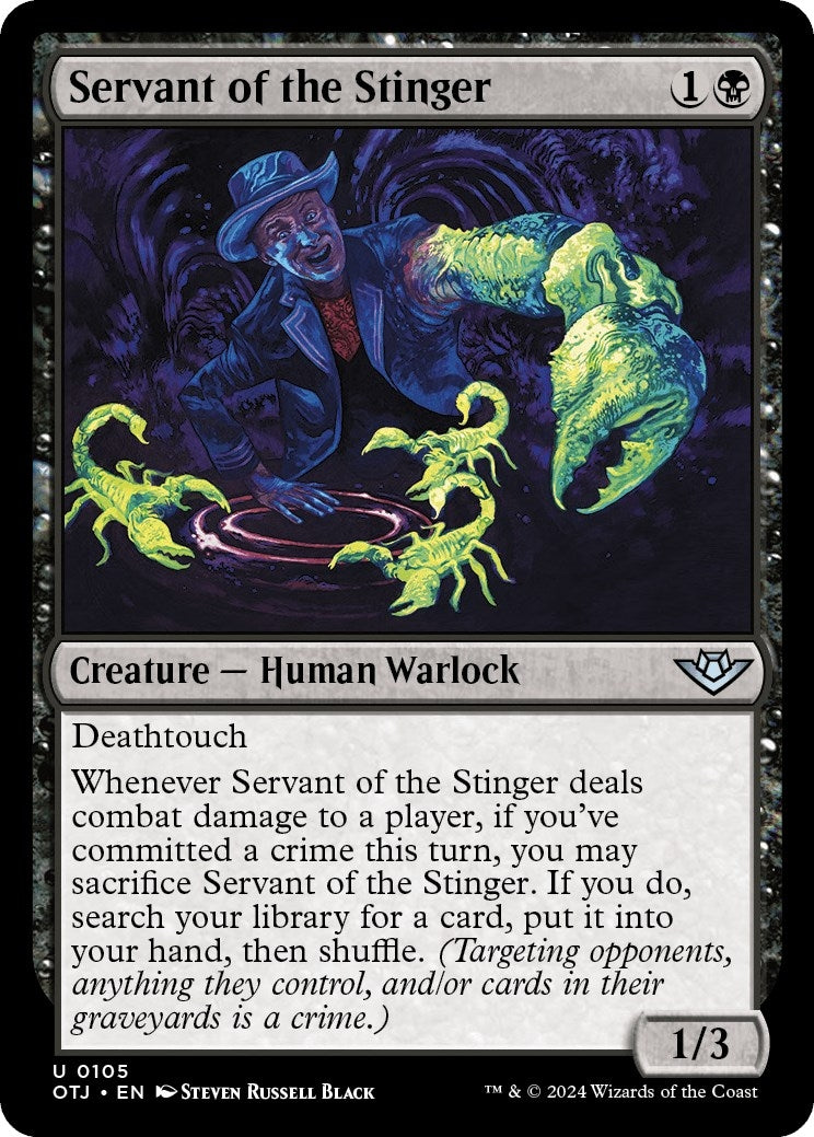 Image for Servant of the Stinger (105) (OTJ) - Magic: The Gathering