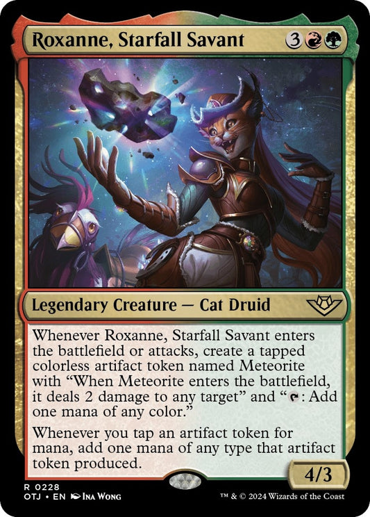 Image for Roxanne, Starfall Savant (228) (OTJ) - Magic: The Gathering