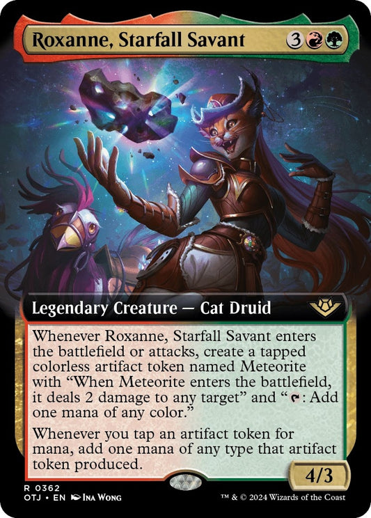 Image for Roxanne, Starfall Savant (Extended Art) (362) (OTJ) - Magic: The Gathering