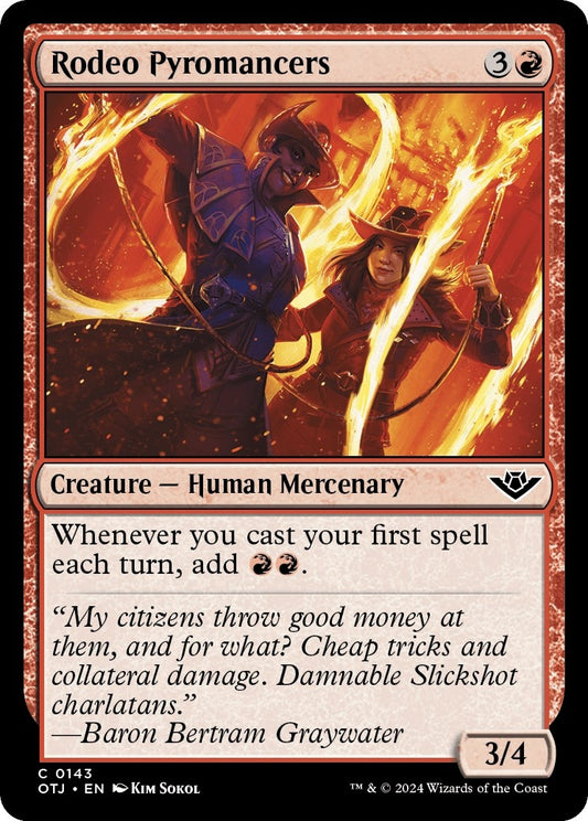 Image for Rodeo Pyromancers (143) (OTJ) - Magic: The Gathering