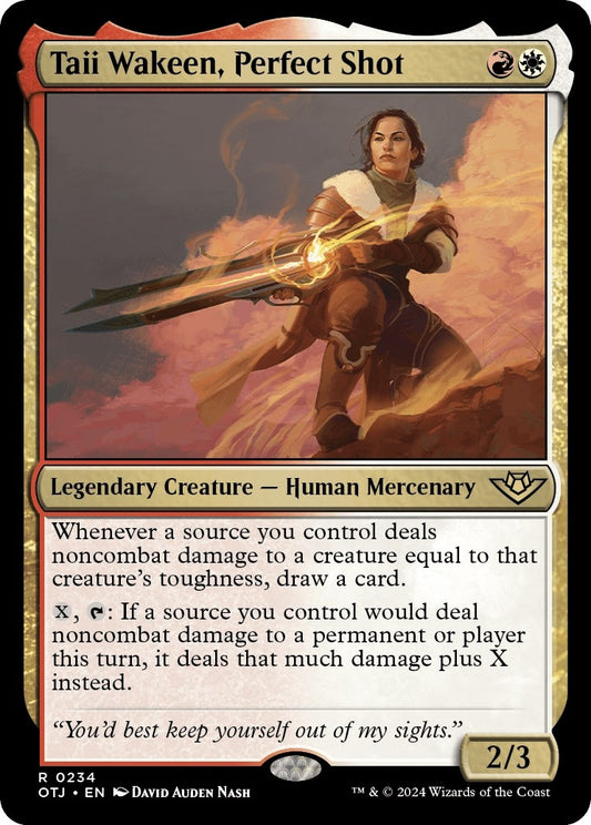 Image for Taii Wakeen, Perfect Shot (234) (OTJ) - Magic: The Gathering