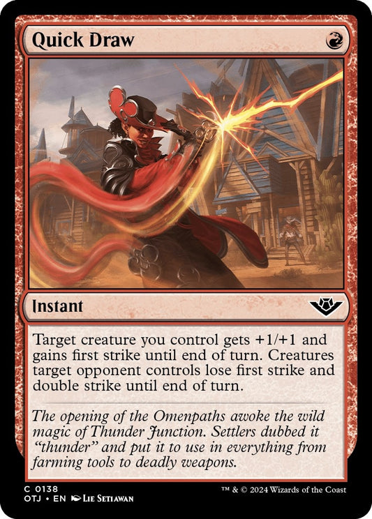 Image for Quick Draw (138) (OTJ) - Magic: The Gathering