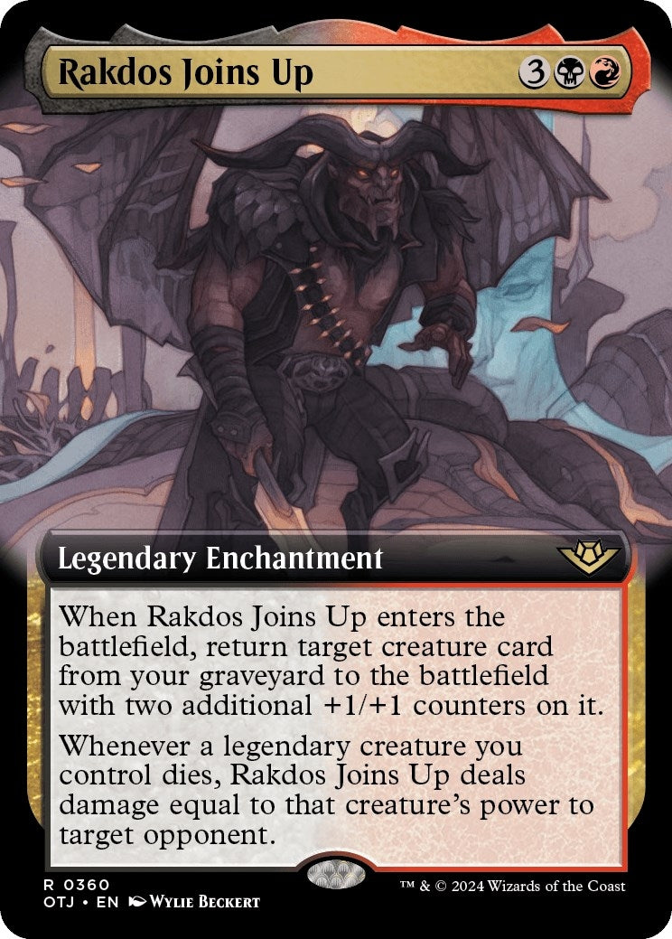 Image for Rakdos Joins Up (Extended Art) (360) (OTJ) - Magic: The Gathering