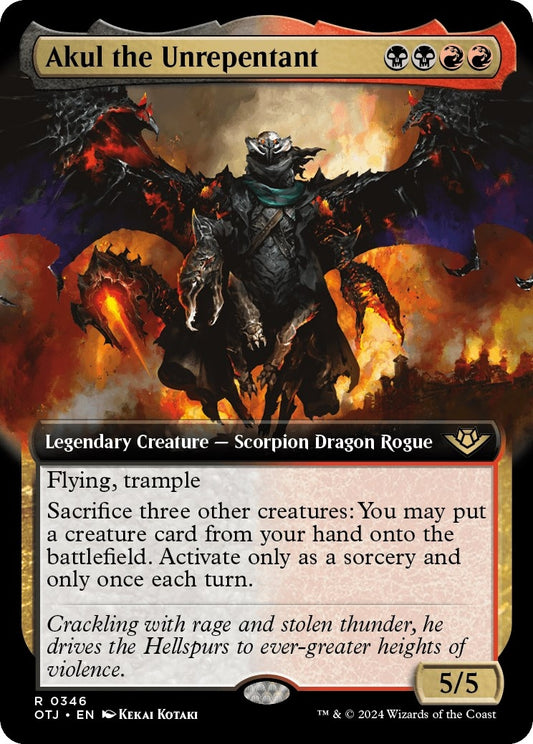 Image for Akul the Unrepentant (Extended Art) (346) (OTJ) - Magic: The Gathering