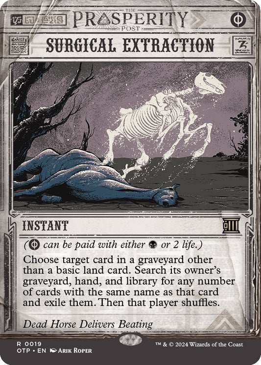 Image for Surgical Extraction (19) (OTP) - Magic: The Gathering